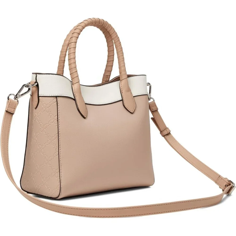 Women's Polyester Satchel Crossbody Bag with Snap Closure Multiple Compartments